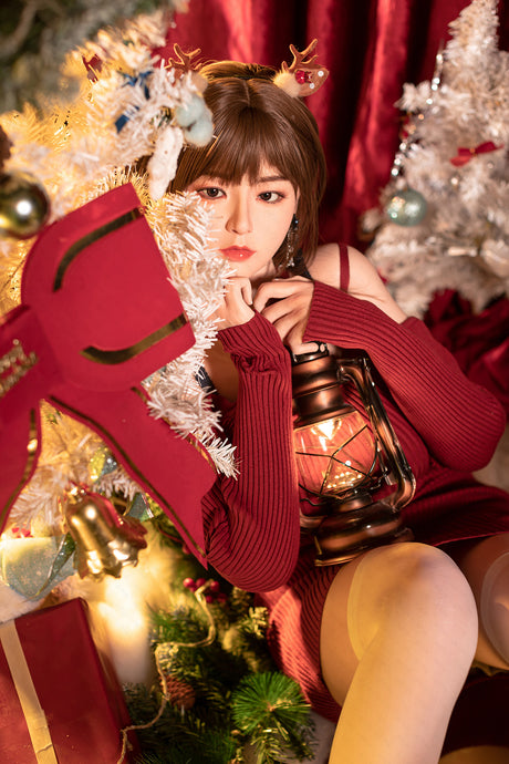 AITIA Christmas Present Girl 163CM/5'4" Begonia Premium Silicone Sex Doll