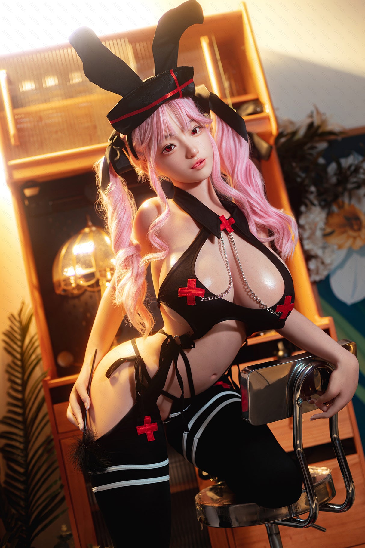 AITIA Bunny Girl Medic 157CM/5'2" Bletilla Premium Silicone Sex Doll